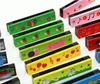 Wooden painted harmonica children's enlightenment instrument infant early education educational toys harmonica toys gift cultivate talent