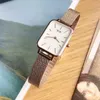 Klassieke superieure dww 3A 11 rose gouden horloge armband paar roestvrij staal waterdichte mode voor vrouwen Horloge quartz watche280H