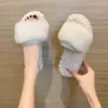 Tofflor Kvinnors Fluffy Platform Fashion Plush Inomhus Wedge Ytmtloy House Skor Ladies Sandals Zapatillas Mujer Casa