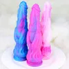 Nxy Dildos Anal Toys Пагода Силиконовая вилка для мужчин и женщин Мастурбация Хризантема задворк дилатор разрабатывает веселье для взрослых продукты 0225