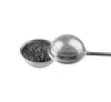 Edelstahl Teekanne Tee Sieb Ball Form Push-Stil Tees Infuser Mesh Filter Wiederverwendbare Metall Werkzeug Zubehör SN2521