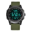 Esporte ao ar livre relógio homens despertador 5bar relógios militares impermeáveis ​​LED display expositor exército verde relogio digital