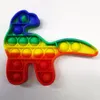 Toys Bubble Rainbow Puzzle Silikon przeciw stresy Ball Ball Funny 13 kreskówek Animal Shapes H31SJEB7693065