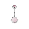 Ronde Navel Bell Button Ring Belly Piercing Rvs Bar Ombligo Party Stud Barbell voor Vrouw Sexy Lichaam Sieraden