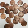 Wholesale cross-border 5cm round wood chip accessories DIY jewelry brown, beige optional