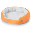 Stylish Warm Dog Bed Soft Round Mats For Small Medium Autumn Winter Pet S House Cat 6 Color Y200330