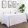 Table Cover Cloth Rectangle for Wedding Party Decoration White cloth Cloths Home el Birthday Event Decors 211103