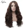 Synthetic Wigs Curly Lace Front Wig Straight Blonde Brown Body Water Wave Black Frontal Cosplay Lolita Glueless For Women7778612