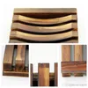 Houten zeepdaalzeep doos zeep rek houten houtskool zeep houder lade badkamer douche opslagplaatstandstandaard aanpasbaar xvt033938935