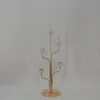 Ljushållare 10st Metal Design Candlestick Bröllopsbordet Centerpiece Candelabra Pillar Stand Road Lead Party Decor