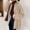 Lente Vrouwen Solid Corduroy Vintage Oversized Blouse Turn-down Collar Button Up Batwing Mouw Shirt Herfst Casual Tops T0O5 210719