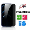 3D Black Edge Privacy Screen Protector Anti-Spy Hempered Glass Film Scratch Resistant för iPhone 14 Pro Max 14Pro 13 12 Mini 11 XR XS X 8 7 Plus 6 Factory Wholesale