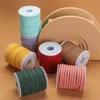 Clothing Yarn 5mm Flat Faux Rope Suede Leather Cord Florist Flower Pack Rustic Home Decor DIY Jewelry Necklace Craft Accessories Velvet