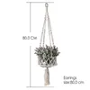 Cat Beds & Furniture Large Macrame Hand-Woven Hammock Basket Fruit Hanging Household Pet Dog Swing Net Bag Gift