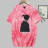 NoraGami Yato Anime T-shirt Korte mouw O-hals Casual Tie Dye Uniex Cloths Y0809