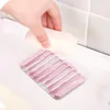 Anti-slipverbetering Siliconen Zeepgerechten Flexibele badkamer-armaturen Hardwaretray Soapbox Soaps Dish Plate houder