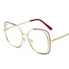 Sonnenbrille 80182 Anti-Blue-Lichtfeder Füße Metall Gläser Rahmen für Männer Frauen Optische Mode Computer Brillen
