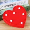 3D Love Heart Night Light LED Lights Children's BedroomTable Lamp Creative Indoor Lighting for Romantic Valentine's Day Christmas Kids Gift