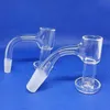 Rökning Full Weld Slurper Quartz Banger Luminous Terp Pearl Pillars Bead Pill Glass Bubble Kit Set Tjock 10mm 14mm 18mm Manlig Female Joint Bowl Bong Bong