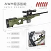 Guns Submachine Grote Kits M4A1 Uzi Kar 98K M6 Model Bouwstenen Bricks Swat Military WW2 World Weapon War 2 Sniper Rifle Toys Y1130