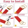 Crochets Rails 25mm 6 couleurs porte-clés matériel avec une pince, pinces en verre outils mâchoires, pour 4 installations de matériel