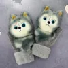 Five Fingers Gloves Women Winter Ladies Girls Outdoor Thick 3D Cartoon Dog Warm Mittens Thicken Men And Christmas Gifts For Kids3222930