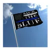 Back The Blue Flags Amerikanische Banner, 91 x 152 cm, für den Außenbereich, 100D-Polyester, hochwertig, mit zwei Messingösen