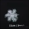 Christmas Decorations Festive & Party Supplies Home Garden 6/11/15/18/23/30Cm Snowflake Decoration Tree Ornament Pendant Plastic Snow Flake