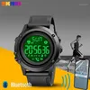 Digitaal Herenhorloge Sport Calorie Hartslagmeter Buletooth Smart Clock Waterdicht Stappenteller Polshorloge Inteligen Polshorloges