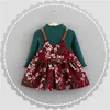 pas cher à la mode enfant en bas âge fille vêtements printemps designer nouveau-né bébé robes mignonnes pour petites filles tenue vêtements 509 Y26988947