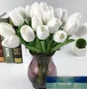 Mini Tulip Flower PU Tulipany Sztuczne Kwiaty Ślubny Jedwab Kwiat Dekoracyjny Bukiet Home Garden Decor DFF2003 Cena fabryczna Ekspert Projekt Quality Najnowsze styl