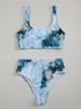 Stroje kąpielowe damskie Badeanzug Damen kobiety seksowne zestawy bikini strój kąpielowy do zatuszowania Maillot De Bain Femme Taille Haute
