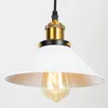 Pendant Lamps Whiet Color Industrial Lights Vintage Lamp Retro Hanging Lampshade Lighting Restaurant /Bar/Coffee Shop