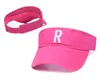 Chapeaux de Sport personnalisés avec lettres roses, couleur unie, pare-soleil d'extérieur, casquettes réglables pour hommes et femmes, chapeau d'été à la mode Hip Hop