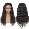 34 36 Human Hair Lace Closure Front Pärlor för Svarta Kvinnor Straight Body Deep Water Wave Kinky Curly With Frontal Headband Wig Gluless Pre Plocked 10A Grade 180% Täthet