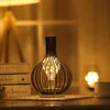 LED Retro Bulb Iron Tafel WineBottle Copper Wire Night Light Creative Hotel Woondecoratie Desk Lamp Nacht Lamp Batterij Powered