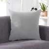 Solid Color Throw Pillow Coat Cushion Sofa Office Waist Backrest AA6