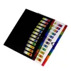 12 Fickor A4-filmapp Studenter Testa pappersmapp Plast Portable Document Folder Classification Mappar (4 färger) My-Inf0624 25 V2