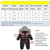 Rusia Winter Kids Jobsuit Couts para niños Traje de esquí grueso Girl Duck Down Jacket Baby Snowsuit Baby Atrocado 03Y 2110222891137