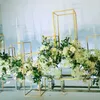 4 pcs /set wedding decoration flower column stand road lead Metal shelf Wedding stage decoration display rack 3 colors Easy to carry