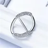 Strass Broschen Schals Verschluss Brosche Kristall Halter Seidenschal Dekorative Schnalle Ring Clip Schal Schmuck Zubehör Geschenk