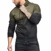 Erkek Hip Hop Tarzı Kapşonlu Ceket Zip Up Palto Güz 2021 Yeni Hoodies Erkekler Degrade Moda Eşofman Hoodie Sweatshirt