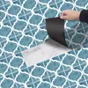 Adesivos de parede impermeável auto adesivo piso preto blister pvc casa sala de estar diy decoração papel de parede