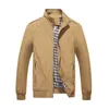 Giacche da uomo Bomber Solid Giacca casual Uomo Primavera Autunno Capispalla Mandarino Abbigliamento sportivo