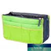 Inserção de viagens Bolsa Organizador Bolsa Grande Liner Nylon Organizador Tidy Eco-Friendly Dobrável Armazenamento Sacos 5 Cores Preço de Fábrica Especialista Qualidade Qualidade Mais Recente Estilo