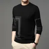 Fashion High End Designer Brand Sweaters Mens tech fleece Knit Black Wool Pullover Sweater Crew Neck Autum Winter Casual Jumper Clothes