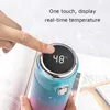 450ML Smart Thermos Water Bottle Led Digital Temperature Display Stainless Steel Coffee Thermal Mugs Intelligent Insulation Cups 210923