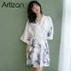 Silk Satin Wedding Bride BrideMaid халат птица Hat Catrobe короткий кимоно ночной ванна мода халат для женщин 210901