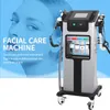 Salón hydras agua facial microdermoabrasión máquina de limpieza profunda de la piel pistola de mesoterapia de oxígeno RF rejuvenecimiento facial hidro 8 en 1