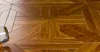 Gul kosso trägolv medaljong inalid marquetry mattan art deco bakgrundsmöbler väggbeklädnad hem dekoration tapet effekt